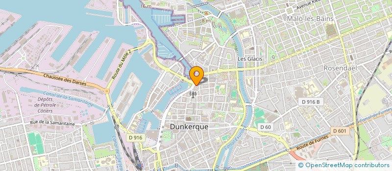 localisation de l'entreprise OZAKO à DUNKERQUE