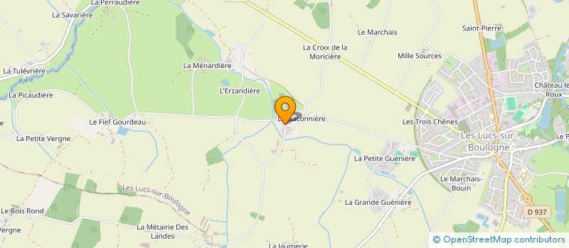 localisation de l'entreprise OZALID  LES LUCS-SUR-BOULOGNE