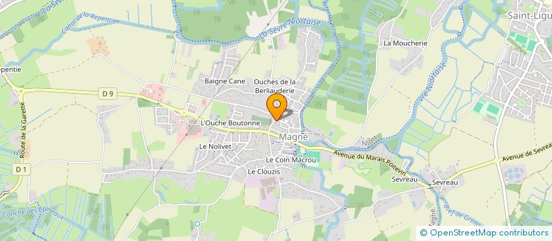 localisation de l'entreprise OZALIDE EDITION - SVP SEVRES VENDEE PUBL à MAGNE