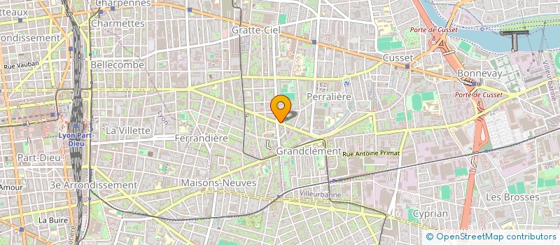 localisation de l'entreprise OZALIS  VILLEURBANNE