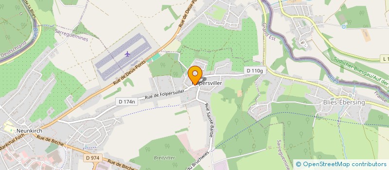 localisation de l'entreprise OZALIS CONSTRUCTION  SARREGUEMINES