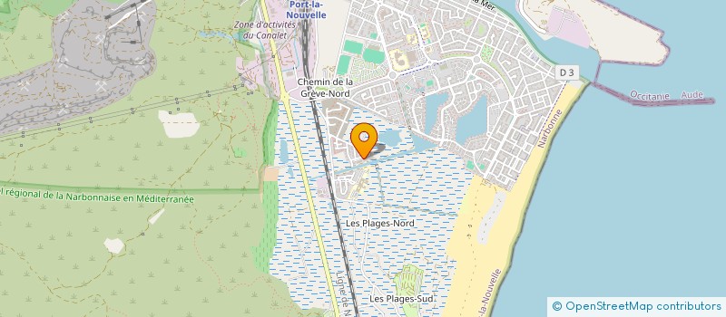 localisation de l'entreprise OZALYS CONCEPTION  PORT-LA-NOUVELLE