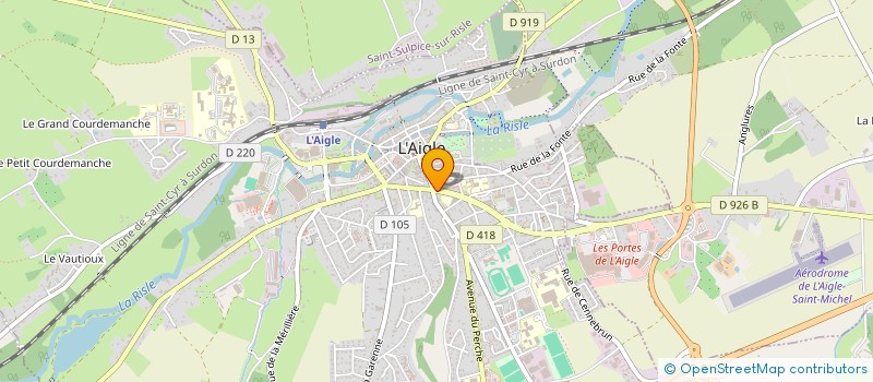 localisation de l'entreprise OZAN à L'AIGLE