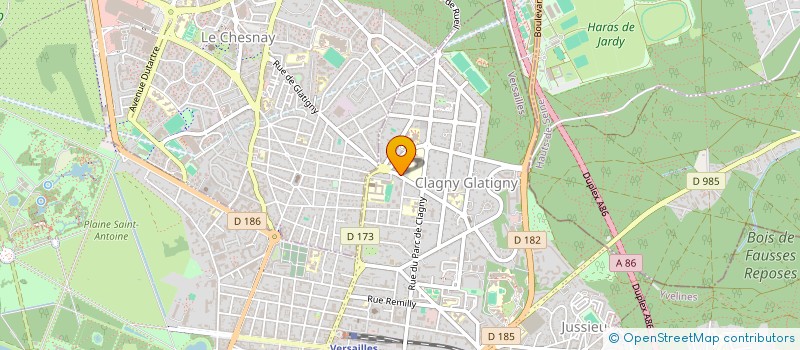 localisation de l'entreprise OZAN à VERSAILLES