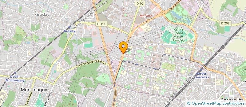 localisation de l'entreprise OZAN BATIMENT à SARCELLES