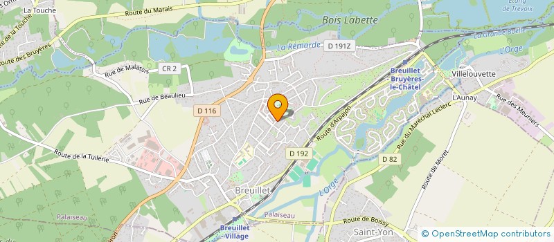 localisation de l'entreprise OZAN PRIMEURS  BREUILLET