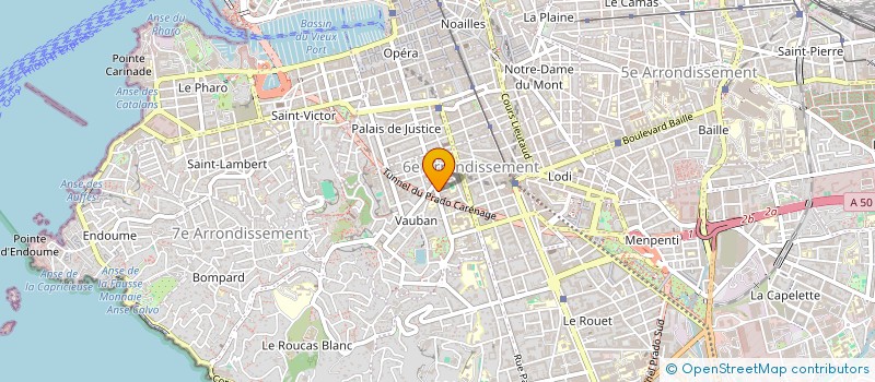 localisation de l'entreprise OZANA à MARSEILLE