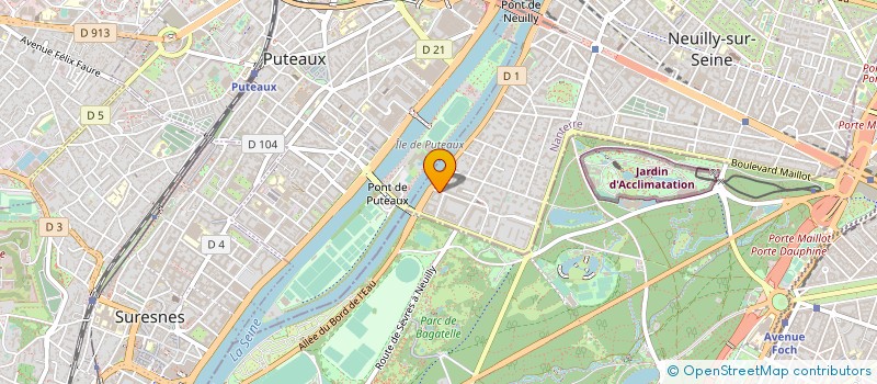 localisation de l'entreprise OZANA à NEUILLY-SUR-SEINE