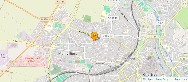 localisation de l'entreprise OZANA IMPEX à MAINVILLIERS