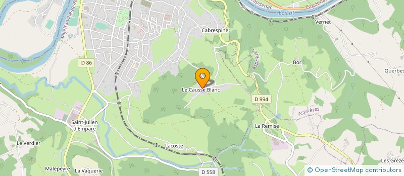 localisation de l'entreprise OZANEAUX HUMANIT AIDES à CAPDENAC-GARE