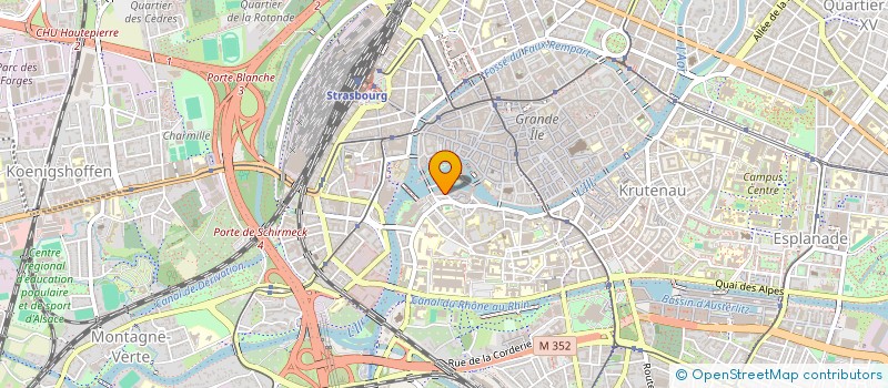 localisation de l'entreprise OZANGO à STRASBOURG