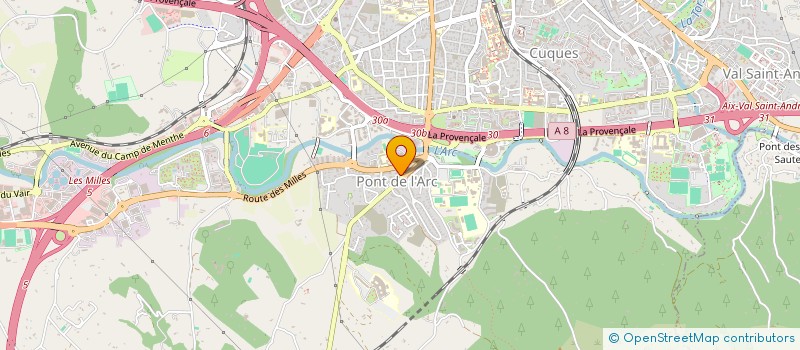 localisation de l'entreprise OZARC  AIX-EN-PROVENCE