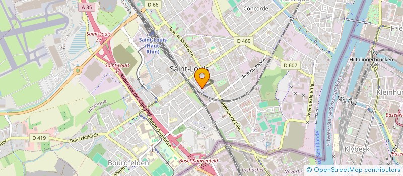 localisation de l'entreprise OZARK  SAINT-LOUIS