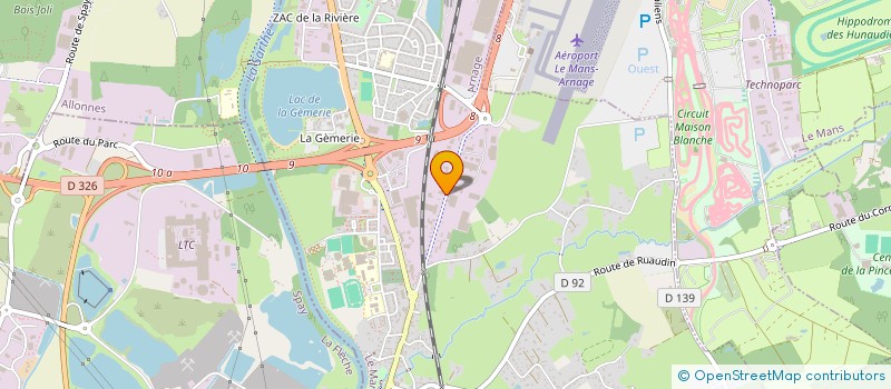 localisation de l'entreprise OZARK  RUAUDIN