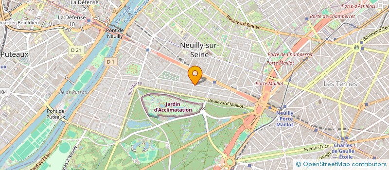 localisation de l'entreprise OZASTEX à NEUILLY-SUR-SEINE