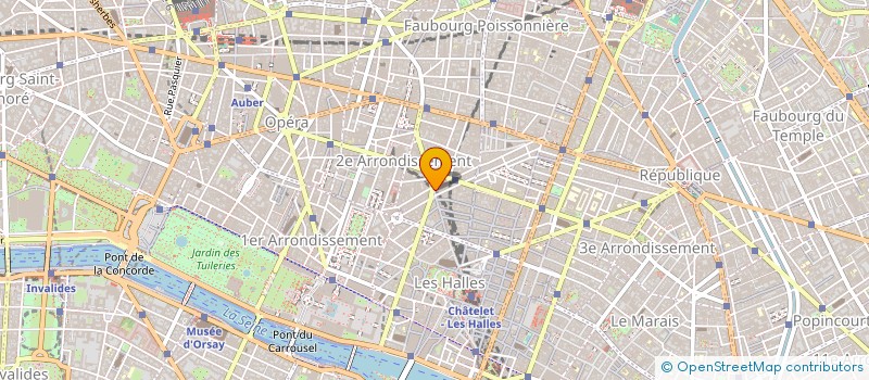 localisation de l'entreprise OZB OPTIQUE à PARIS