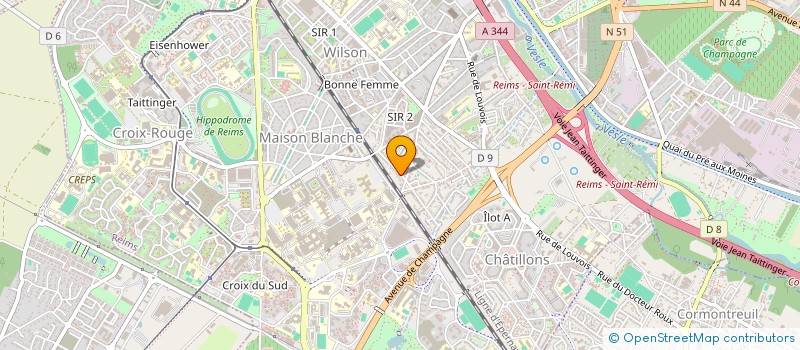 localisation de l'entreprise OZBAT à REIMS