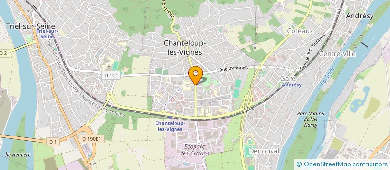 localisation de l'entreprise OZBEN  CHANTELOUP-LES-VIGNES