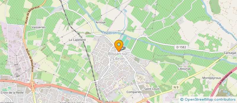 localisation de l'entreprise OZBUSINESS à BOUJAN-SUR-LIBRON