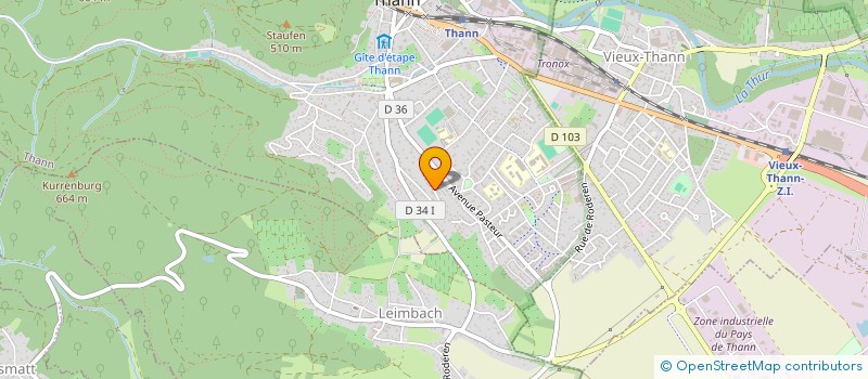 localisation de l'entreprise OZC IMMO  THANN