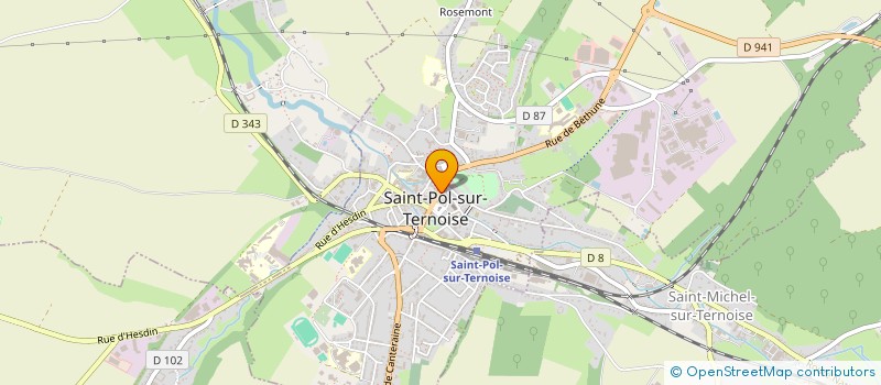 localisation de l'entreprise OZCAN à SAINT-POL-SUR-TERNOISE