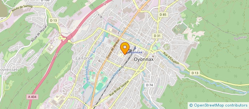 localisation de l'entreprise OZCAR DESIGN à OYONNAX