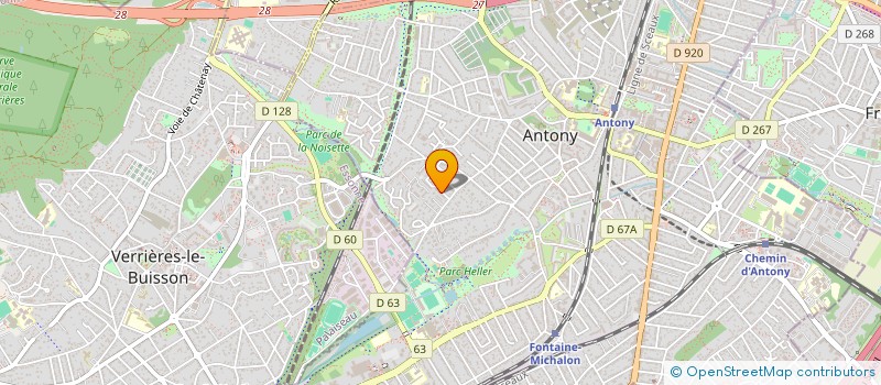 localisation de l'entreprise OZCOMPASS INVEST à ANTONY