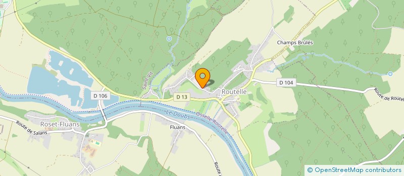 localisation de l'entreprise OZD AUTO  OSSELLE-ROUTELLE