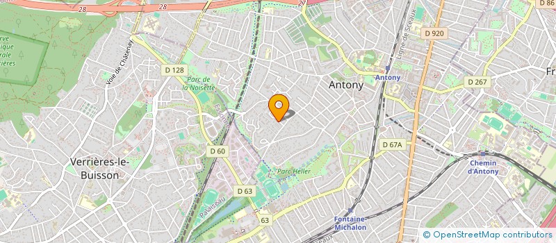 localisation de l'entreprise OZDATA CONSULTING à ANTONY