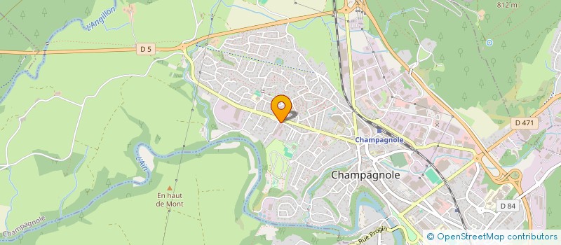 localisation de l'entreprise OZDEMIR 2000  CHAMPAGNOLE