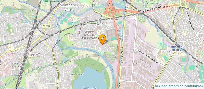 localisation de l'entreprise OZDEMIR ECHAFAUDAGE à STRASBOURG