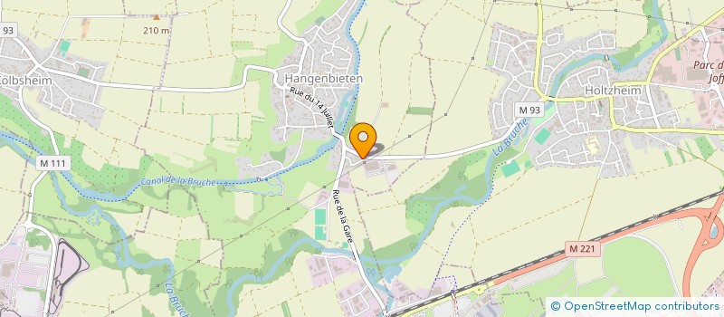 localisation de l'entreprise OZE ARCHITECTURE  HANGENBIETEN