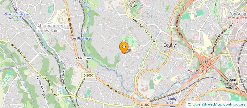 localisation de l'entreprise OZE ATELIER  ECULLY