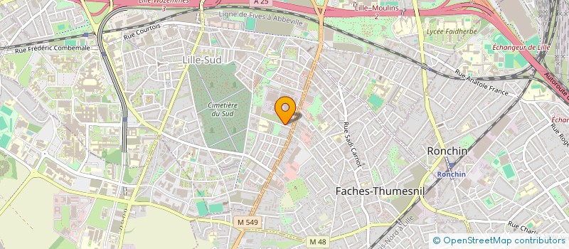 localisation de l'entreprise OZE-IMMO à LILLE