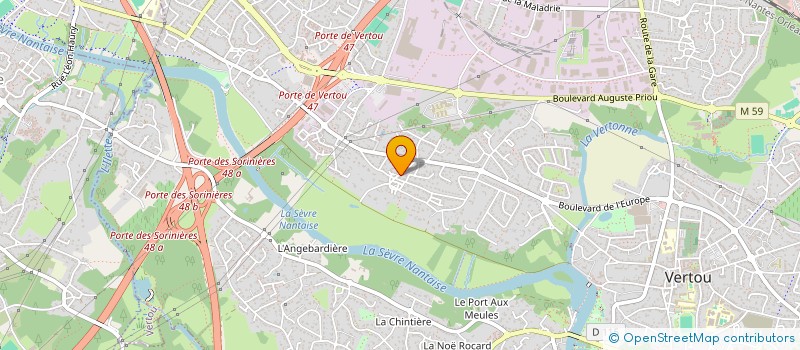 localisation de l'entreprise OZE IMMOBILIER  VERTOU