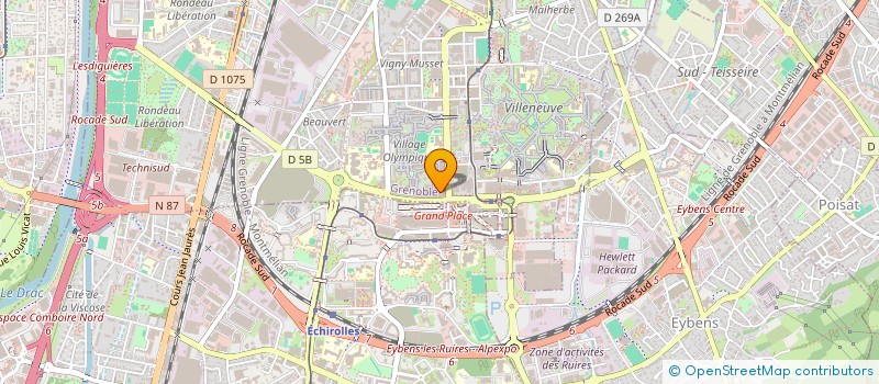localisation de l'entreprise OZE LA DIVERSITE à GRENOBLE