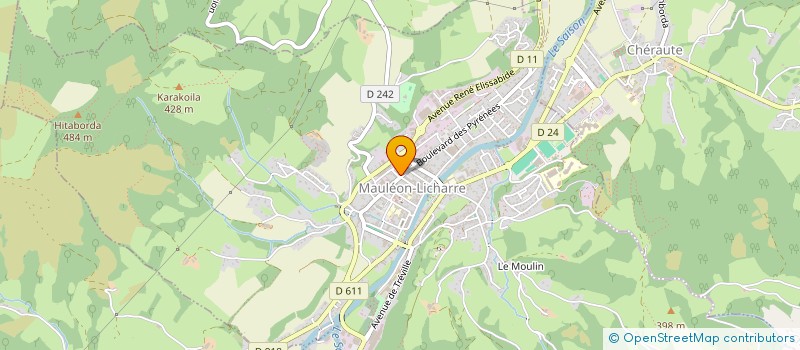 localisation de l'entreprise OZEANAUTIKA  MAULEON-LICHARRE