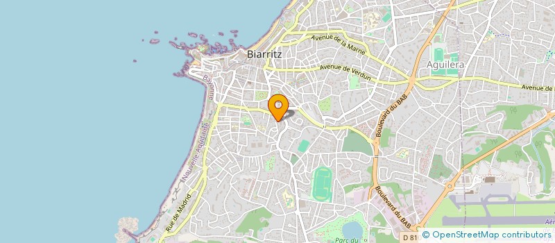 localisation de l'entreprise OZEANOA à BIARRITZ