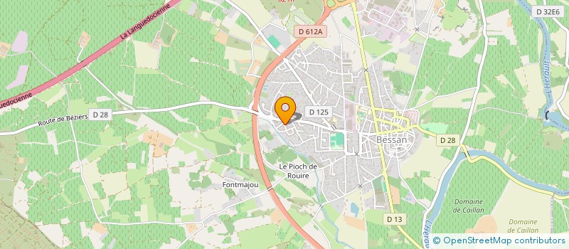 localisation de l'entreprise OZECLATS  BESSAN