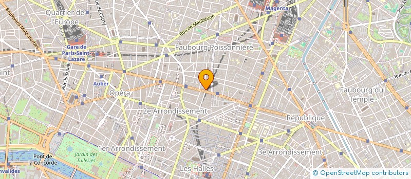 localisation de l'entreprise OZEL CREATION à PARIS