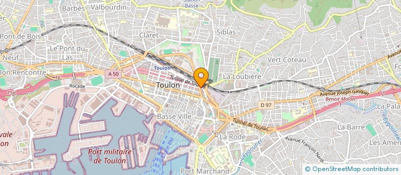 localisation de l'entreprise OZELA à TOULON