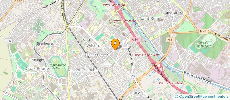 localisation de l'entreprise OZELEC  REIMS