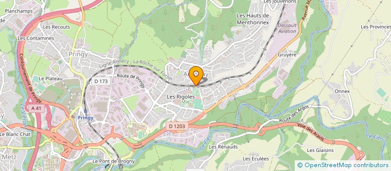 localisation de l'entreprise OZELIA  POISY