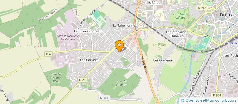 localisation de l'entreprise OZEN à VERNOUILLET