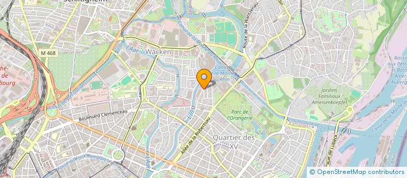 localisation de l'entreprise OZEN AUDITION à STRASBOURG