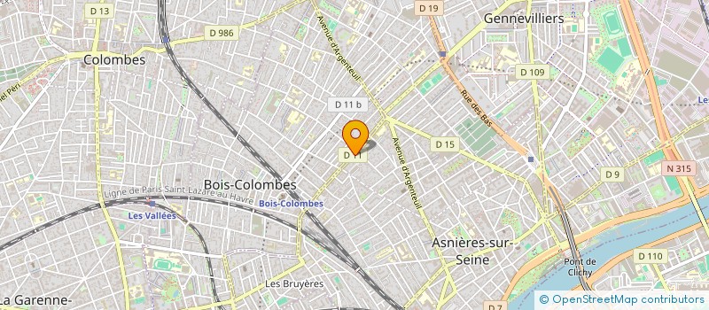 localisation de l'entreprise OZEO à ASNIERES-SUR-SEINE