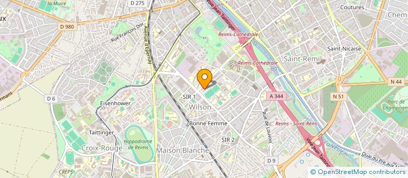 localisation de l'entreprise OZEO CONSEIL  REIMS