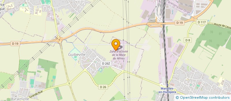 localisation de l'entreprise OZEO ENVIRONNEMENT à GUIBEVILLE