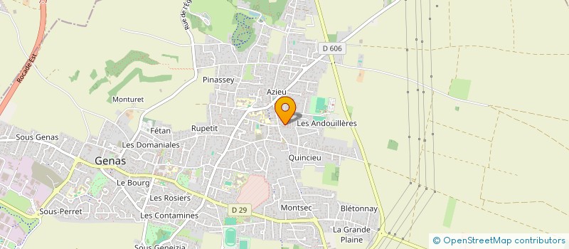 localisation de l'entreprise OZEPLUS  GENAS