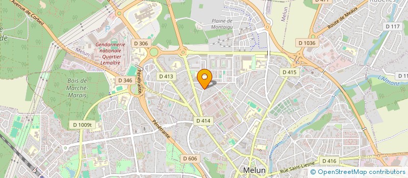 localisation de l'entreprise OZER à MELUN